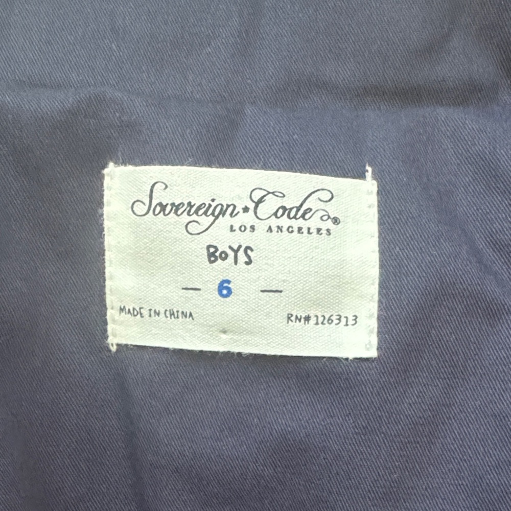 Sovereign Code Dark Blue Military Jacket - Picture 4 of 4